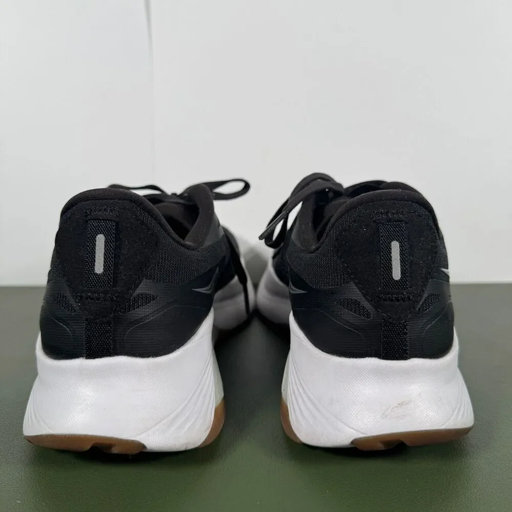 Saucony Guide 15 Womens Size 9.5 Black White Athletic Running Shoes Sneakers